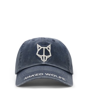 Naked Wolfe Washed Baseball Caps Damske Modre | GYL172WE