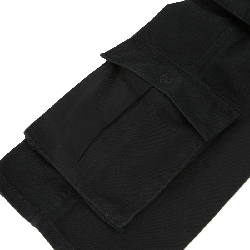 Naked Wolfe Baggy Pocket Cargo Nohavice Panske Čierne | JPW1758DJ