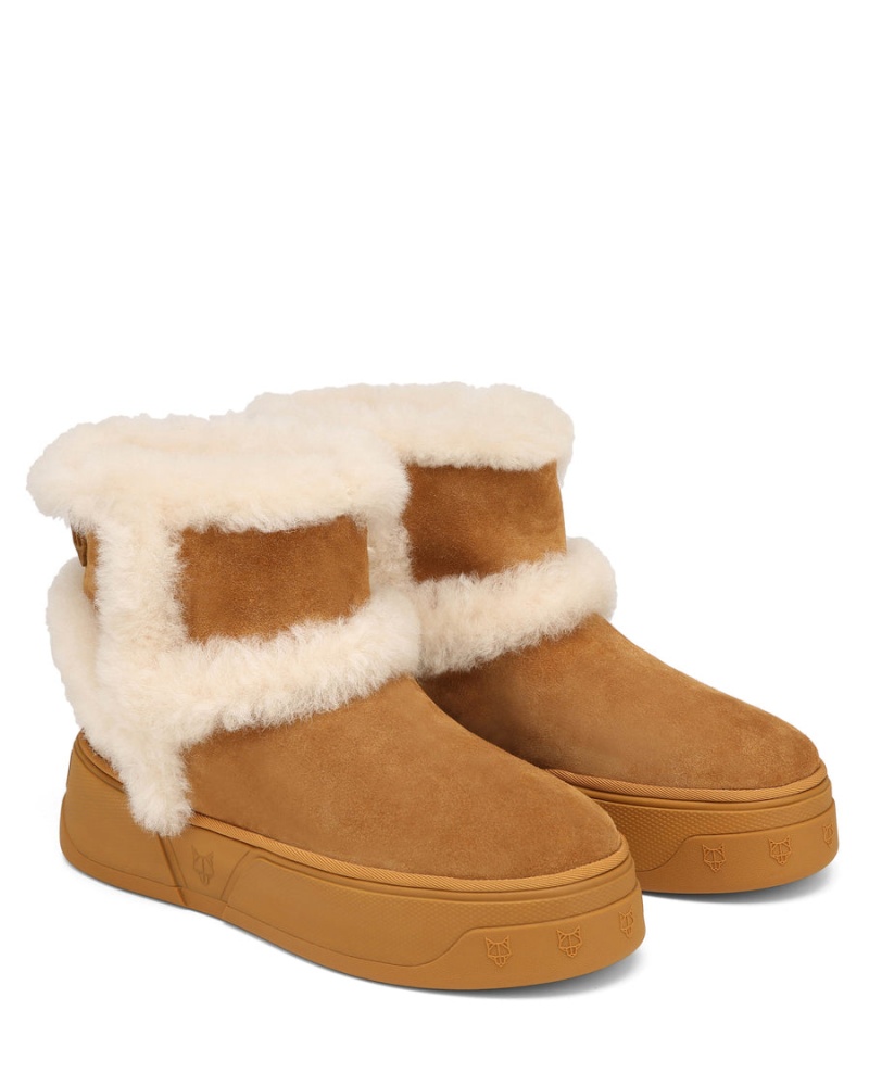 Naked Wolfe K-01 Shearling Cizmy Panske Hnede | RJY5098GQ