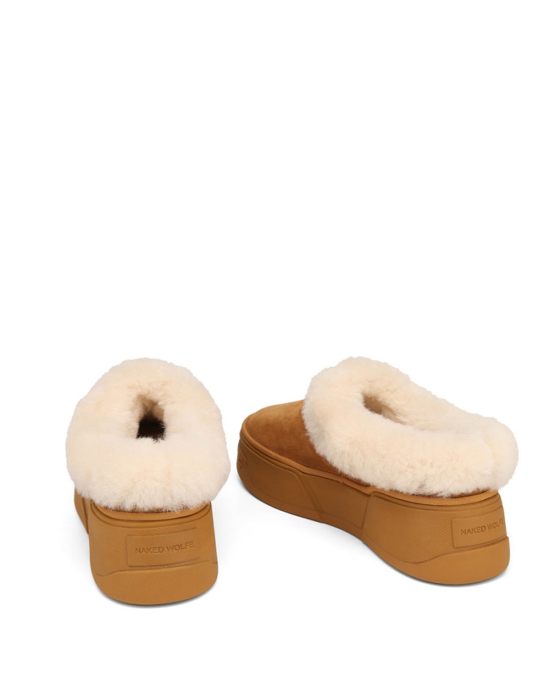 Naked Wolfe K-02 Shearling Cizmy Panske Hnede | IPT1373KE