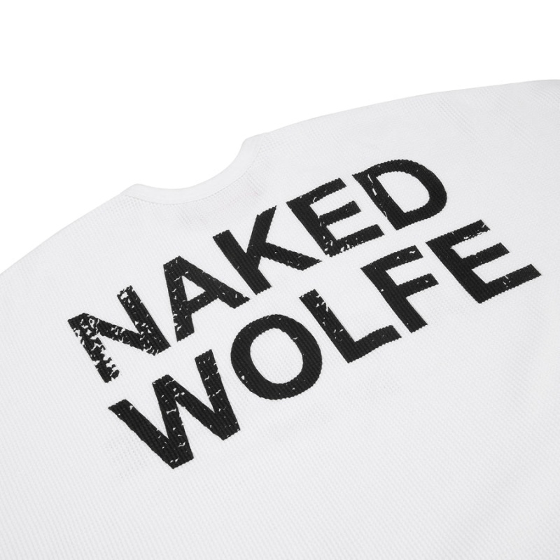 Naked Wolfe Thermal Mikiny Panske Biele | TIL5100XR